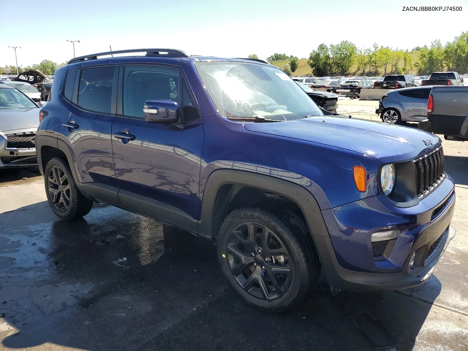 2019 Jeep Renegade Latitude VIN: ZACNJBBB0KPJ74500 Lot: 67786264