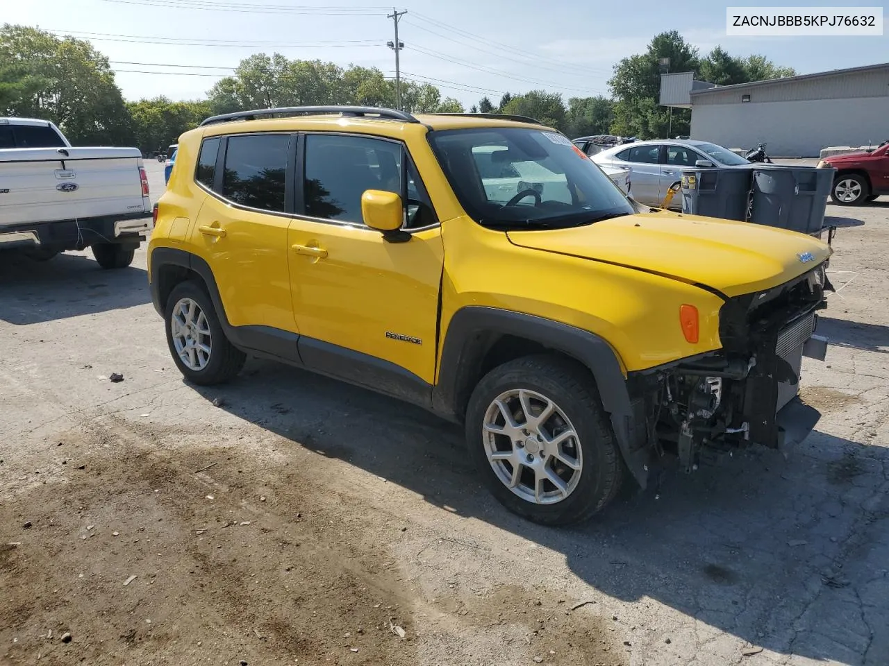 2019 Jeep Renegade Latitude VIN: ZACNJBBB5KPJ76632 Lot: 68210364