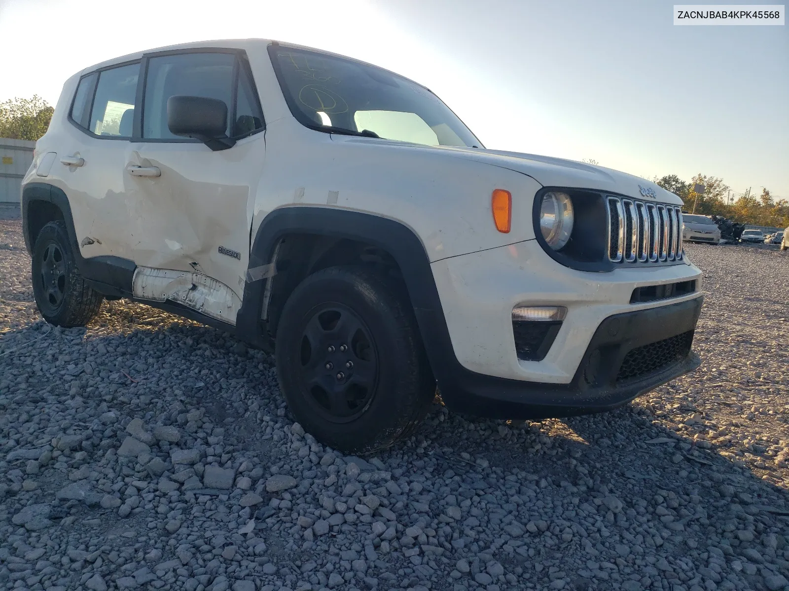 ZACNJBAB4KPK45568 2019 Jeep Renegade Sport