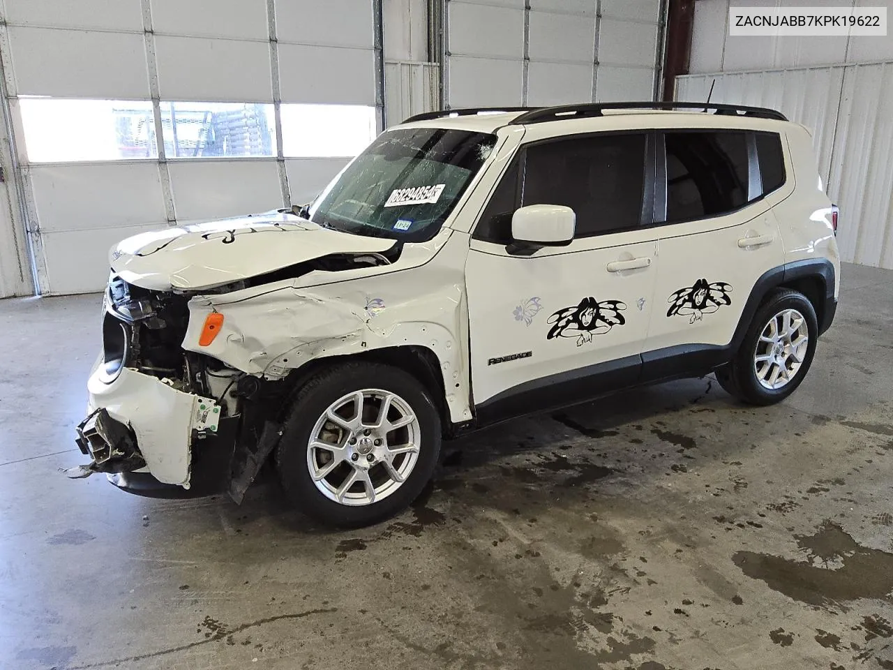 2019 Jeep Renegade Latitude VIN: ZACNJABB7KPK19622 Lot: 68294854