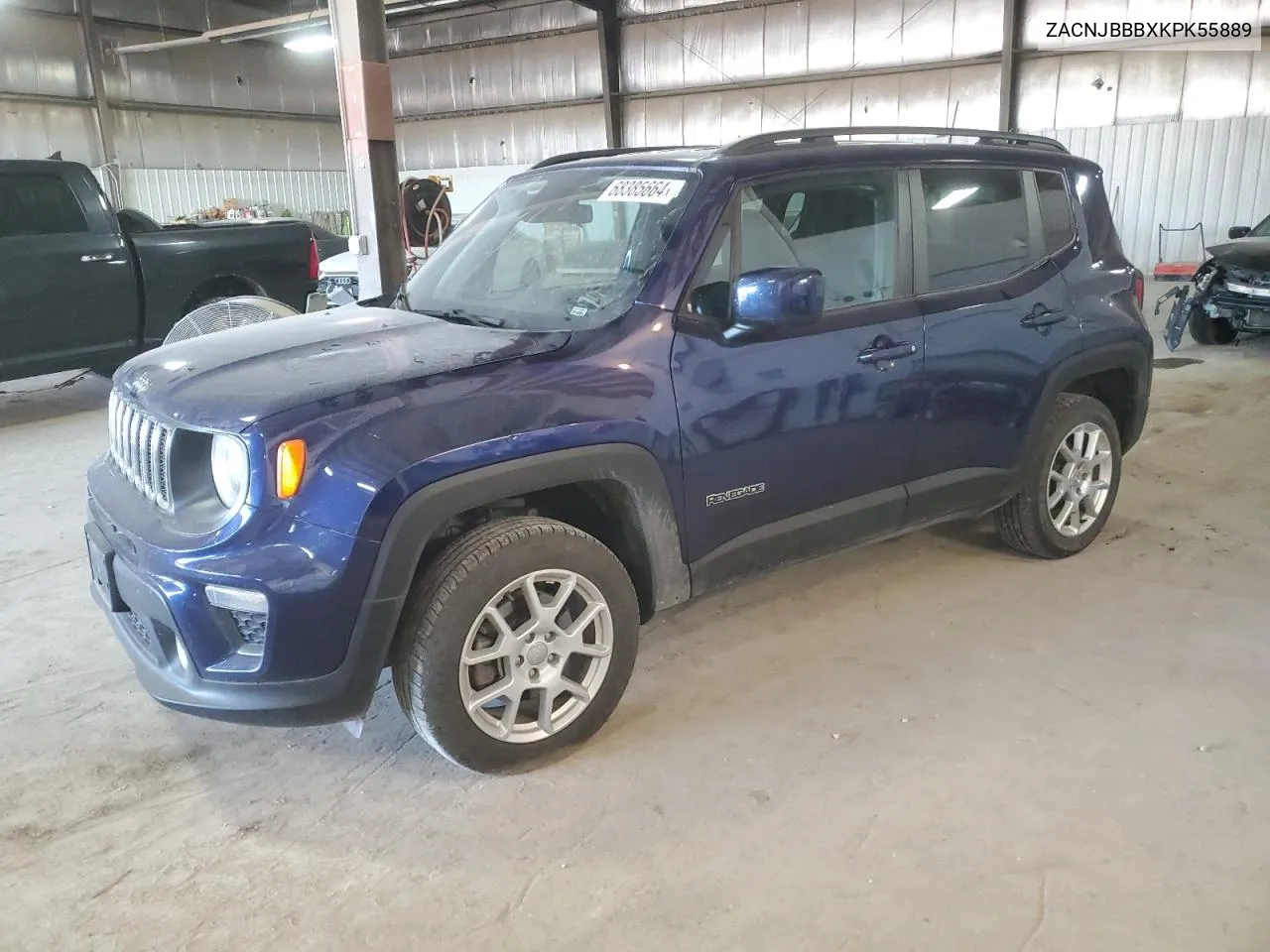 2019 Jeep Renegade Latitude VIN: ZACNJBBBXKPK55889 Lot: 68385664