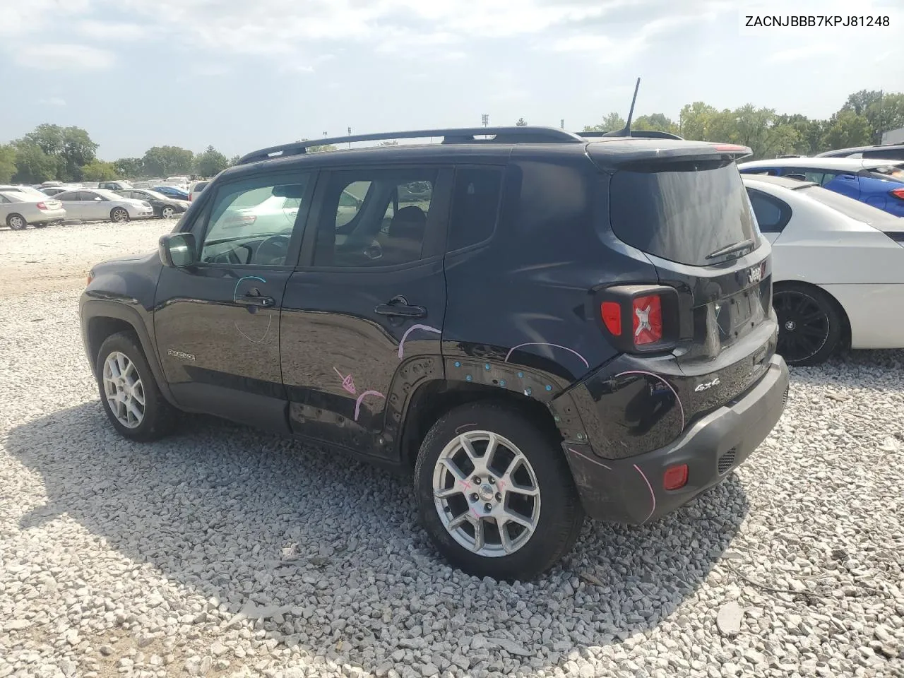 2019 Jeep Renegade Latitude VIN: ZACNJBBB7KPJ81248 Lot: 68448494