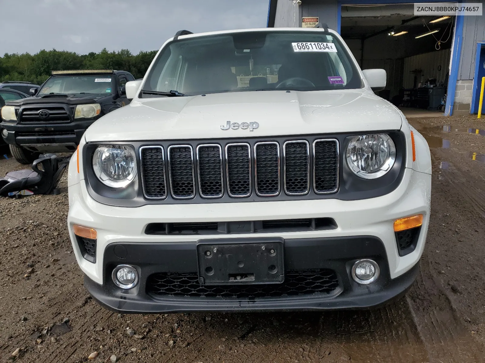 2019 Jeep Renegade Latitude VIN: ZACNJBBB0KPJ74657 Lot: 68611034