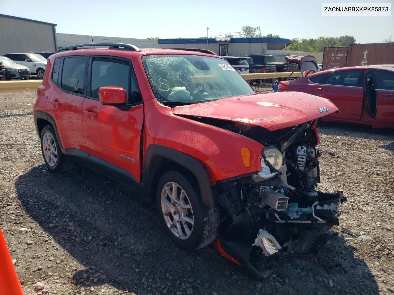 2019 Jeep Renegade Latitude VIN: ZACNJABBXKPK85873 Lot: 68614084