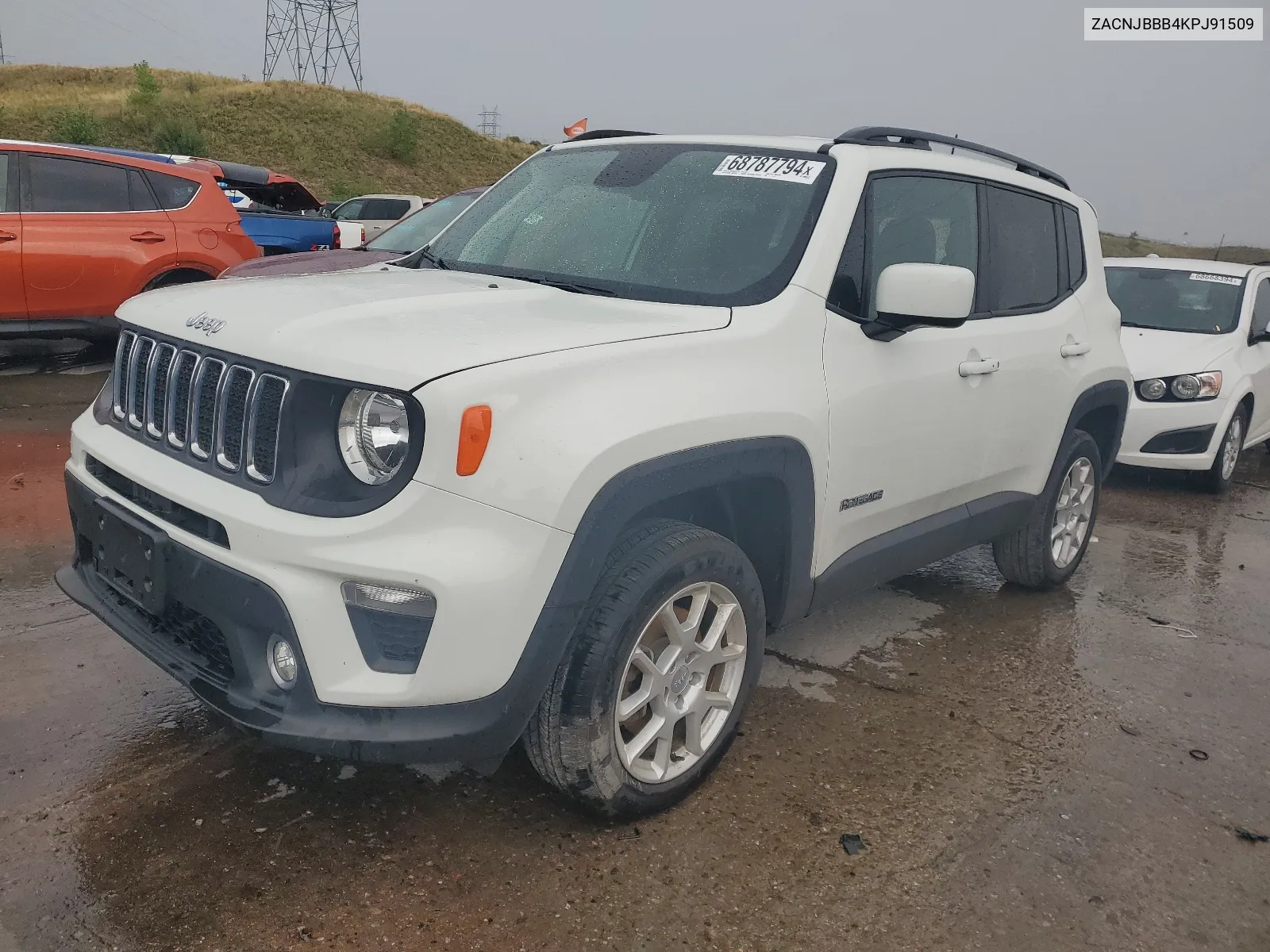 2019 Jeep Renegade Latitude VIN: ZACNJBBB4KPJ91509 Lot: 68787794