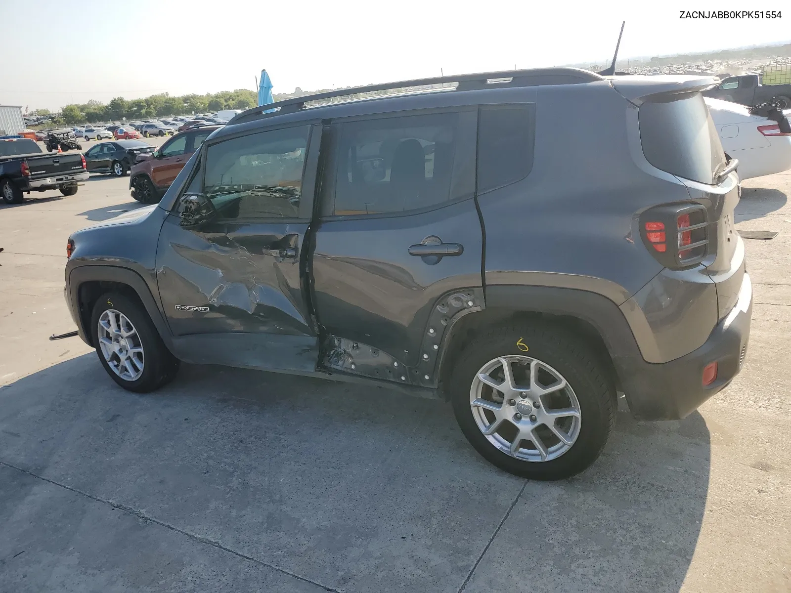 2019 Jeep Renegade Latitude VIN: ZACNJABB0KPK51554 Lot: 68875614