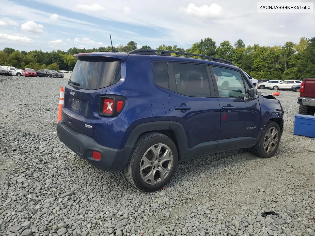 2019 Jeep Renegade Latitude VIN: ZACNJABB9KPK61600 Lot: 68916564