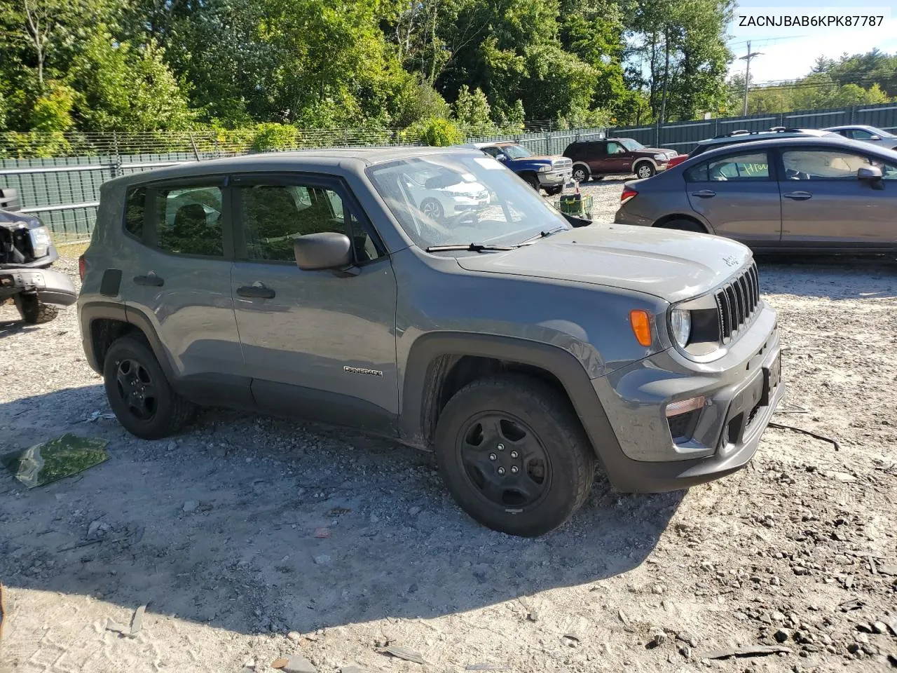 ZACNJBAB6KPK87787 2019 Jeep Renegade Sport