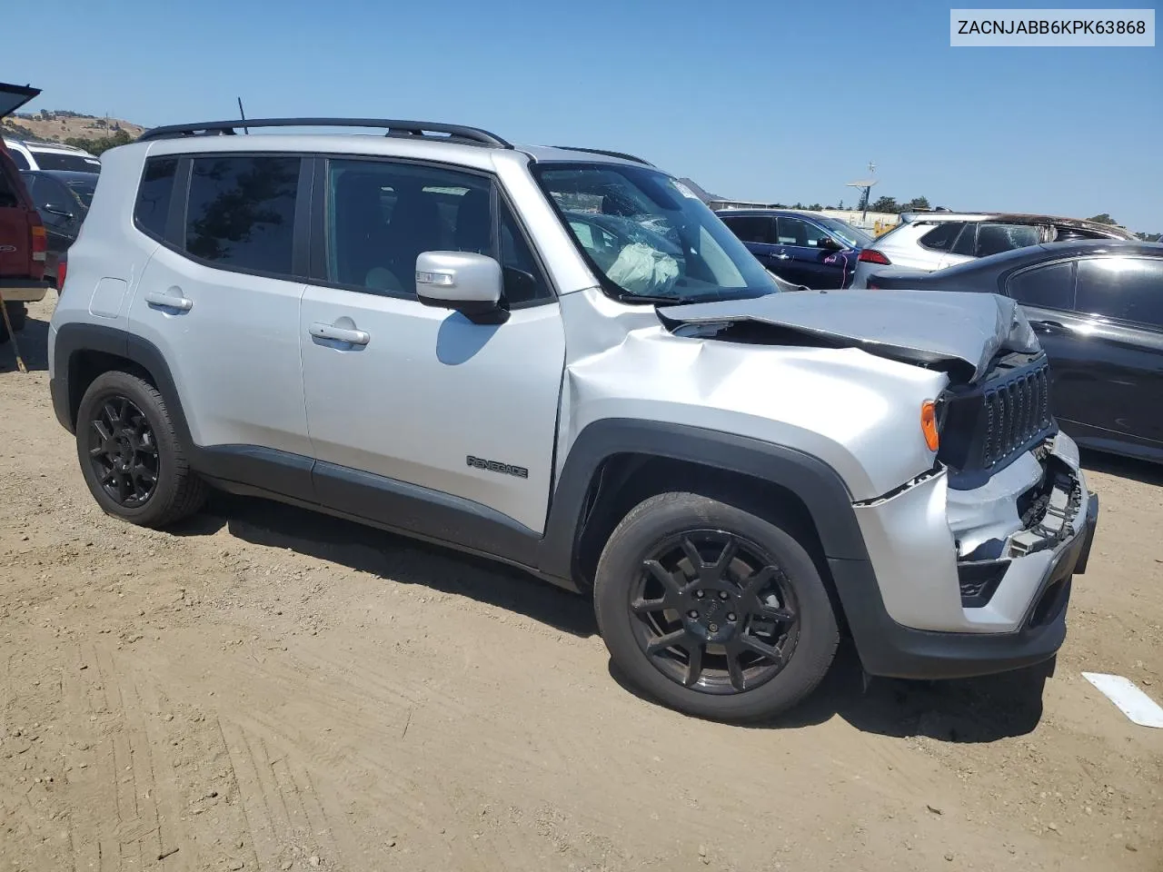 2019 Jeep Renegade Latitude VIN: ZACNJABB6KPK63868 Lot: 69157854