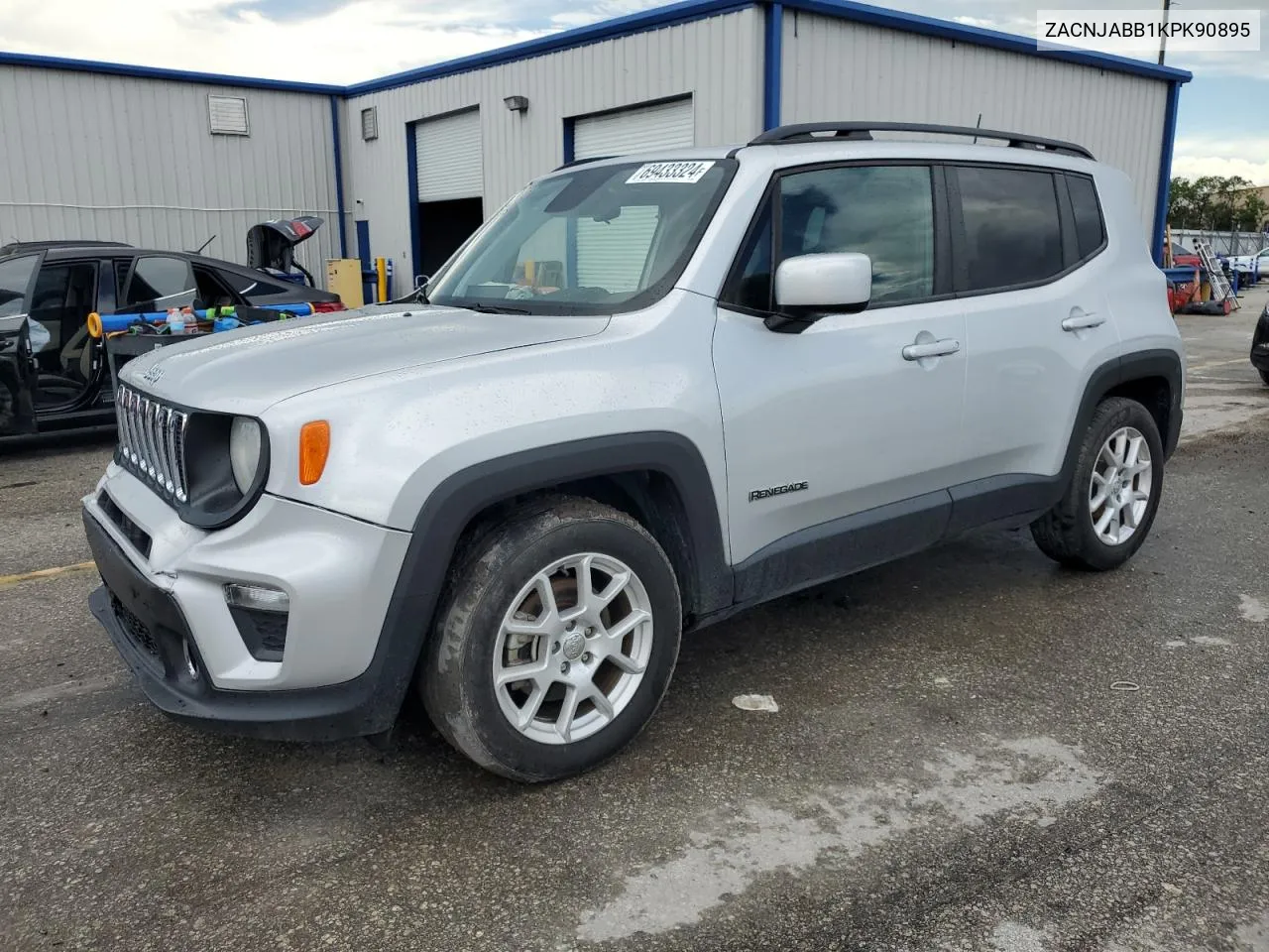 2019 Jeep Renegade Latitude VIN: ZACNJABB1KPK90895 Lot: 69433324