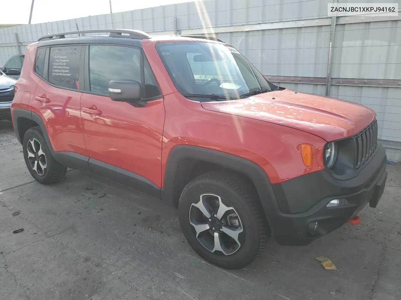 2019 Jeep Renegade Trailhawk VIN: ZACNJBC1XKPJ94162 Lot: 69464444