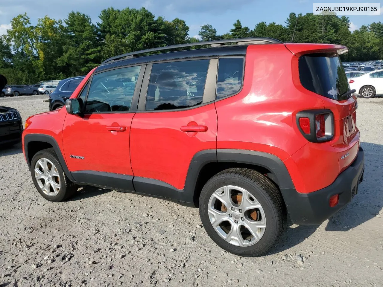 2019 Jeep Renegade Limited VIN: ZACNJBD19KPJ90165 Lot: 69486394