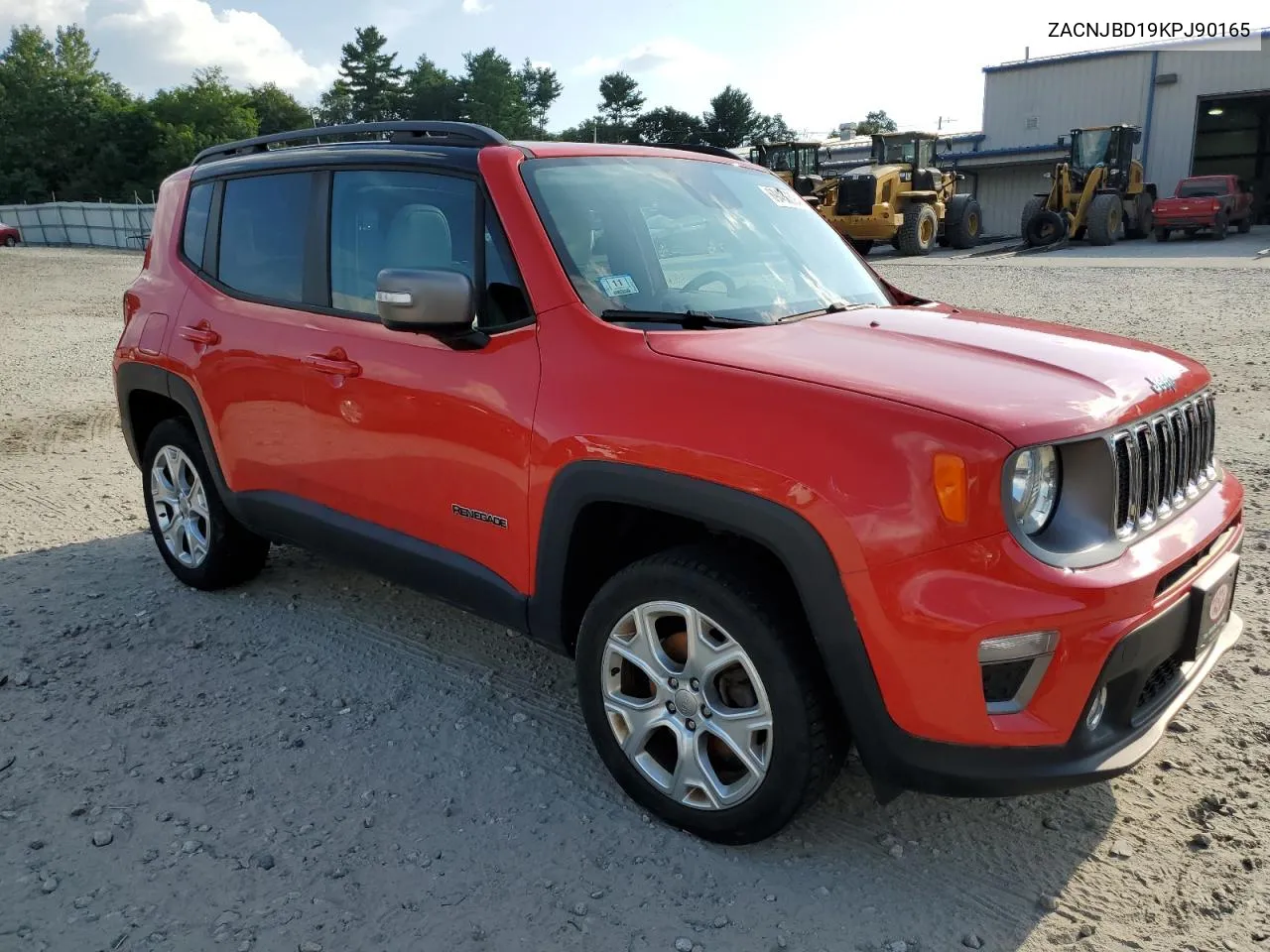 2019 Jeep Renegade Limited VIN: ZACNJBD19KPJ90165 Lot: 69486394