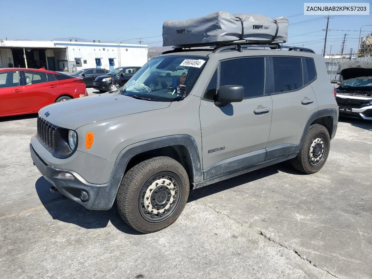 ZACNJBAB2KPK57203 2019 Jeep Renegade Sport