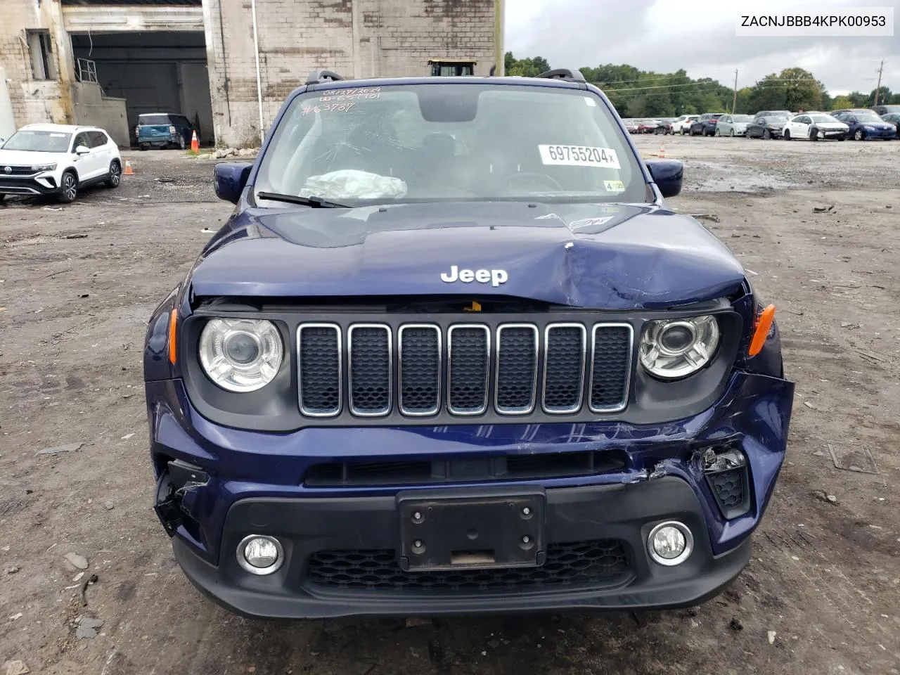 2019 Jeep Renegade Latitude VIN: ZACNJBBB4KPK00953 Lot: 69755204