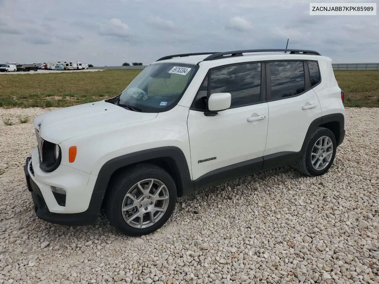 ZACNJABB7KPK85989 2019 Jeep Renegade Latitude