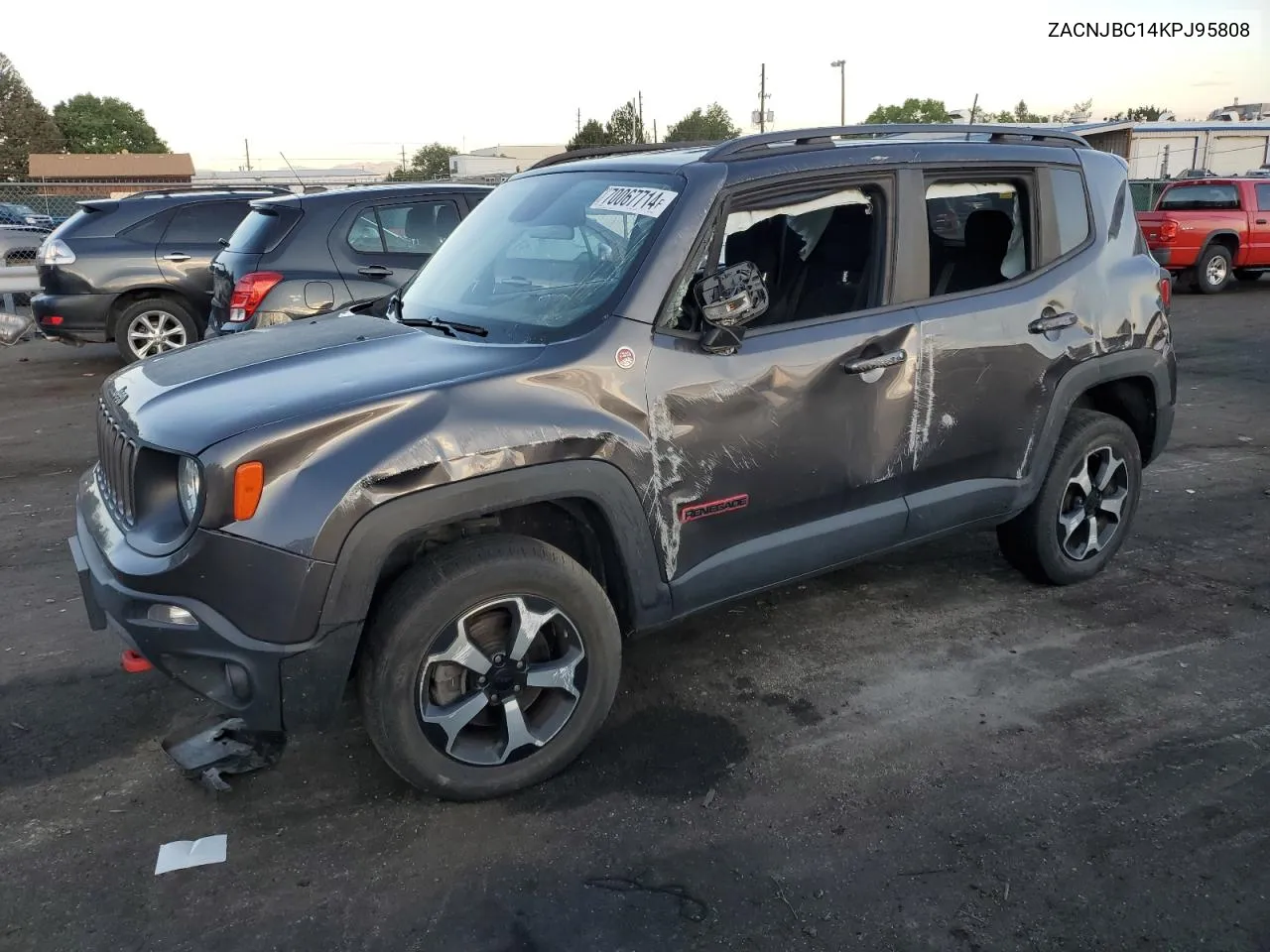 2019 Jeep Renegade Trailhawk VIN: ZACNJBC14KPJ95808 Lot: 70067714