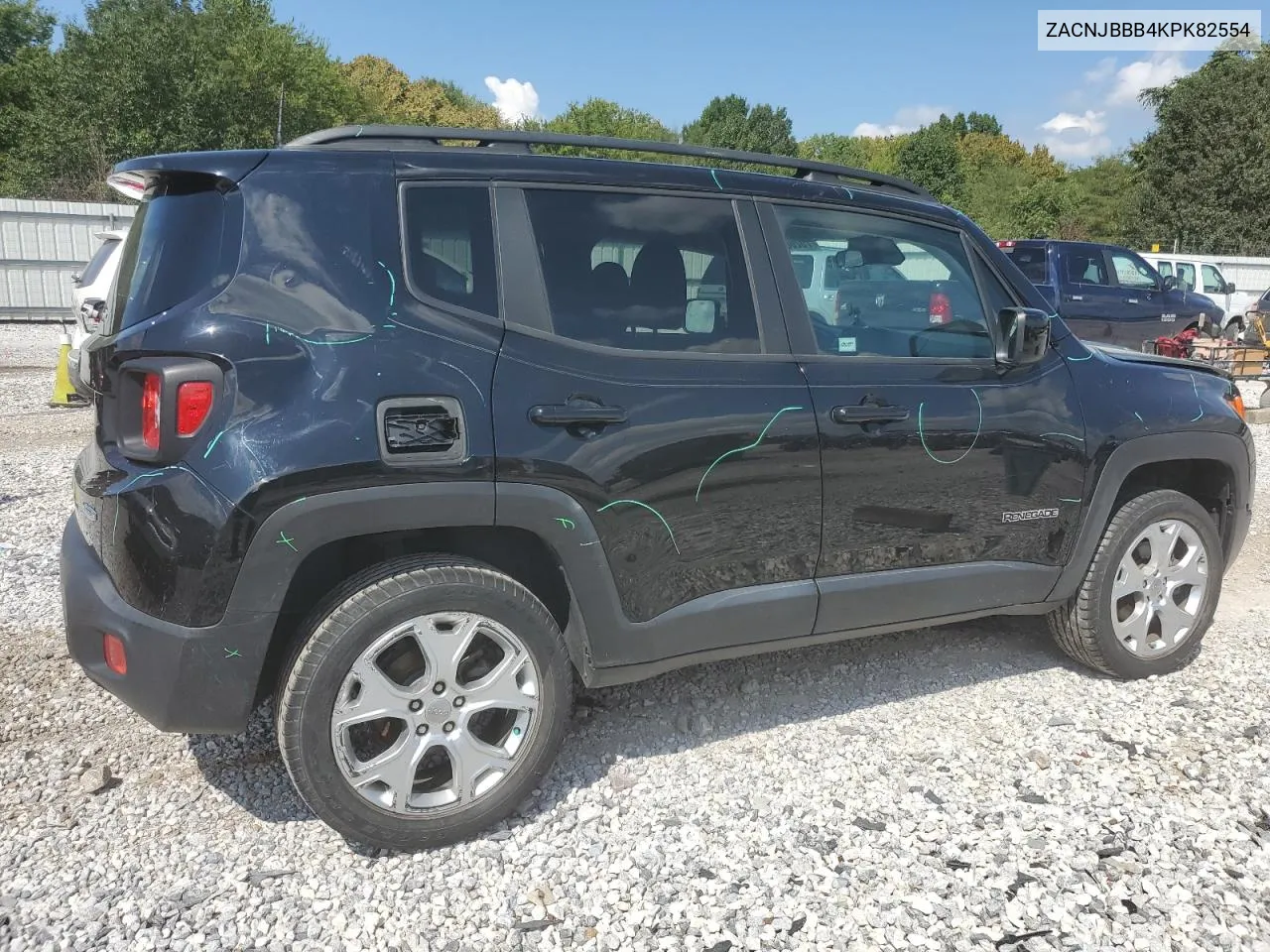 2019 Jeep Renegade Latitude VIN: ZACNJBBB4KPK82554 Lot: 70208194