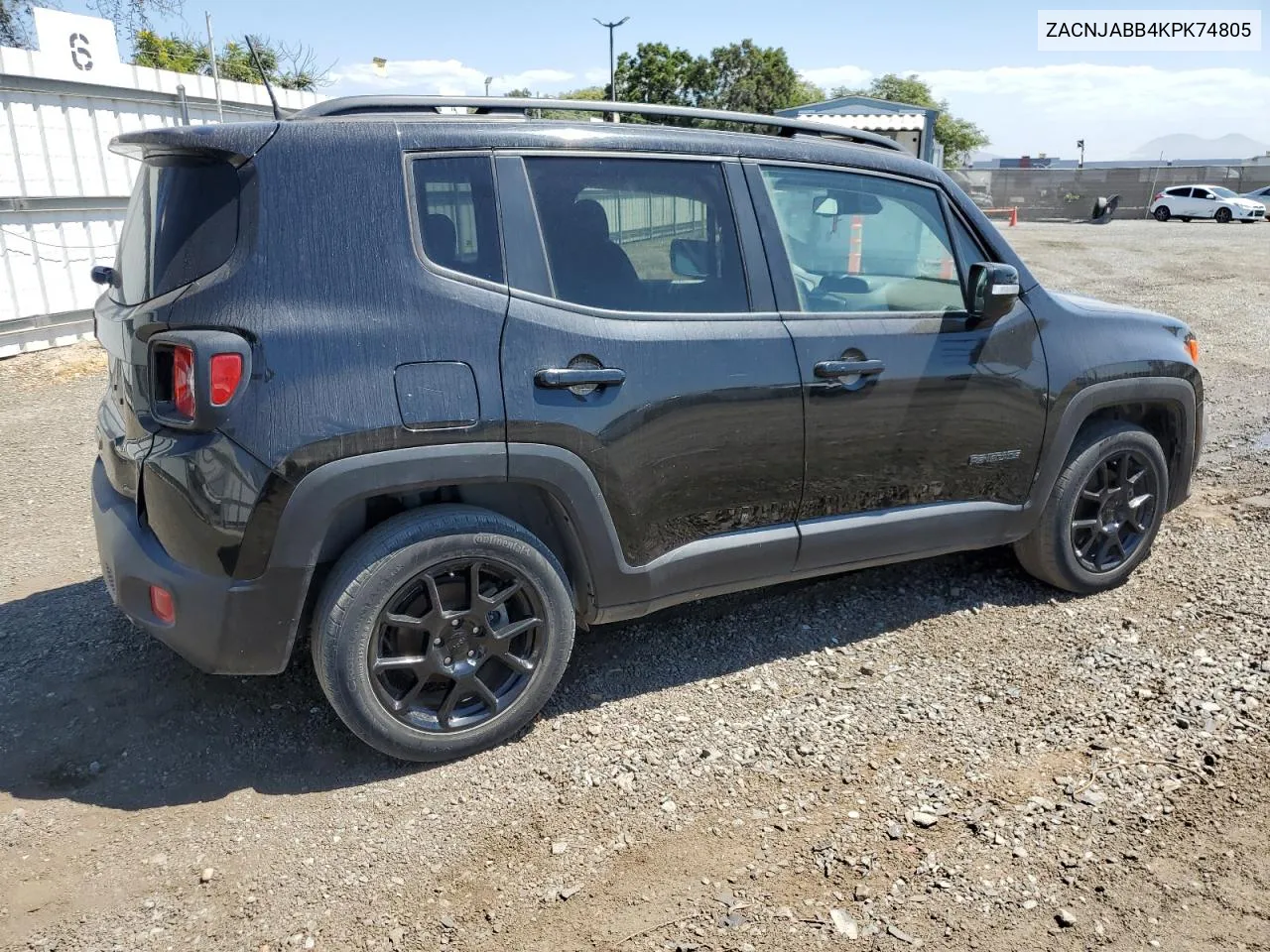 2019 Jeep Renegade Latitude VIN: ZACNJABB4KPK74805 Lot: 70264404