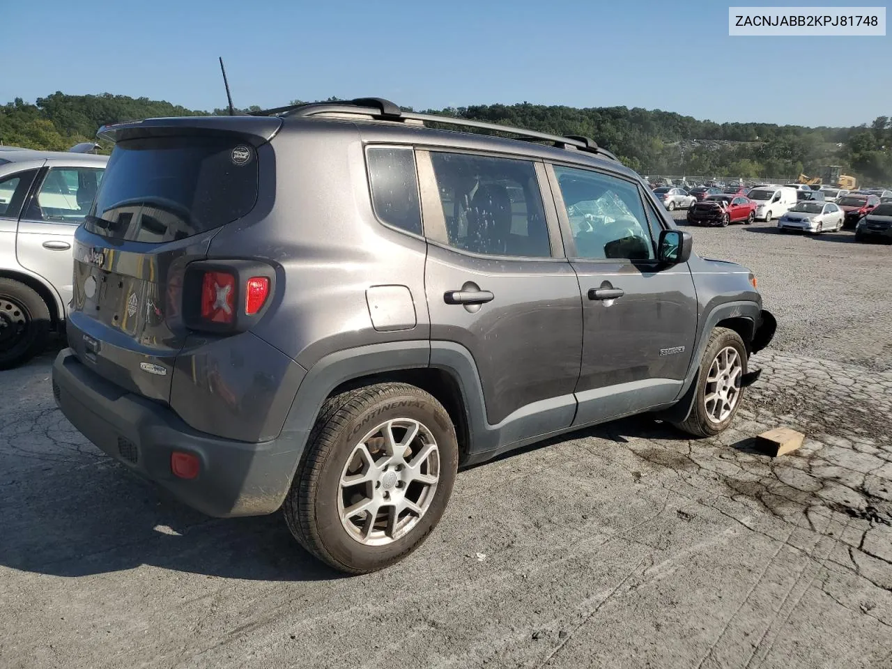 2019 Jeep Renegade Latitude VIN: ZACNJABB2KPJ81748 Lot: 70668134