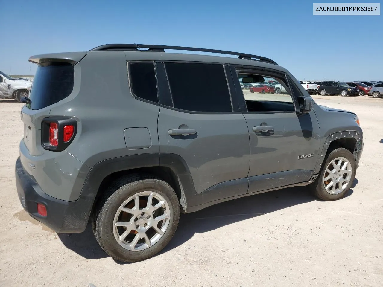 2019 Jeep Renegade Latitude VIN: ZACNJBBB1KPK63587 Lot: 70686974