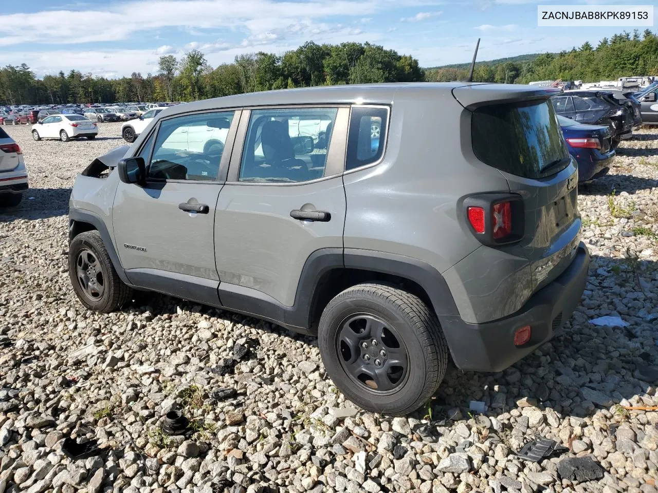 ZACNJBAB8KPK89153 2019 Jeep Renegade Sport