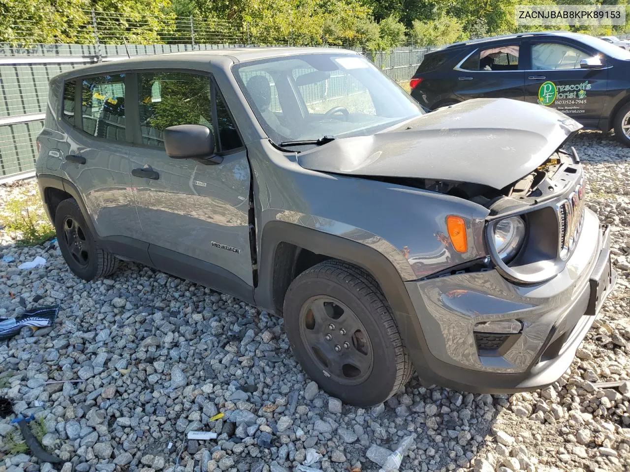 ZACNJBAB8KPK89153 2019 Jeep Renegade Sport