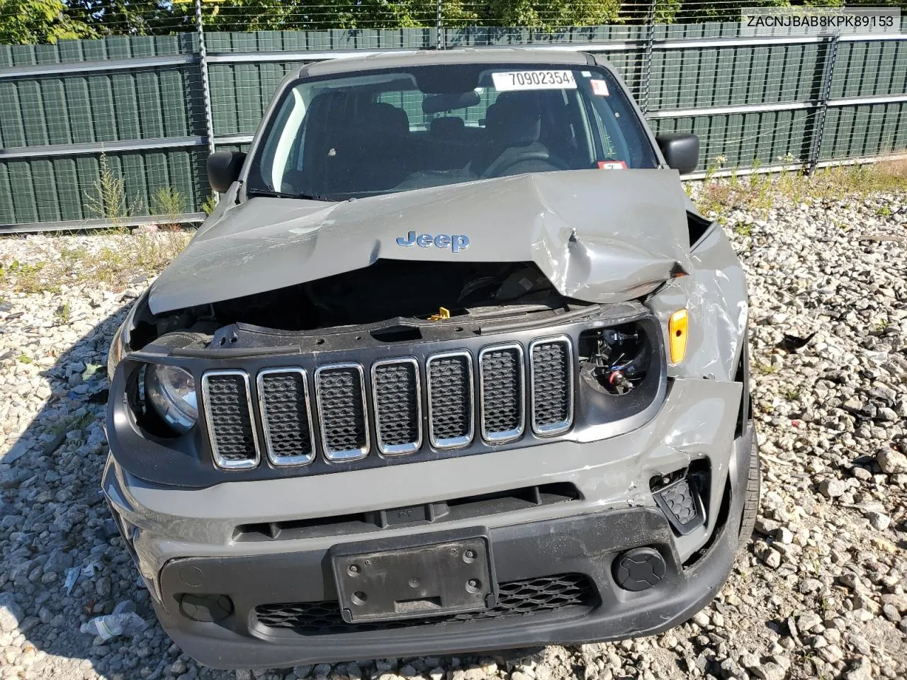 2019 Jeep Renegade Sport VIN: ZACNJBAB8KPK89153 Lot: 70902354