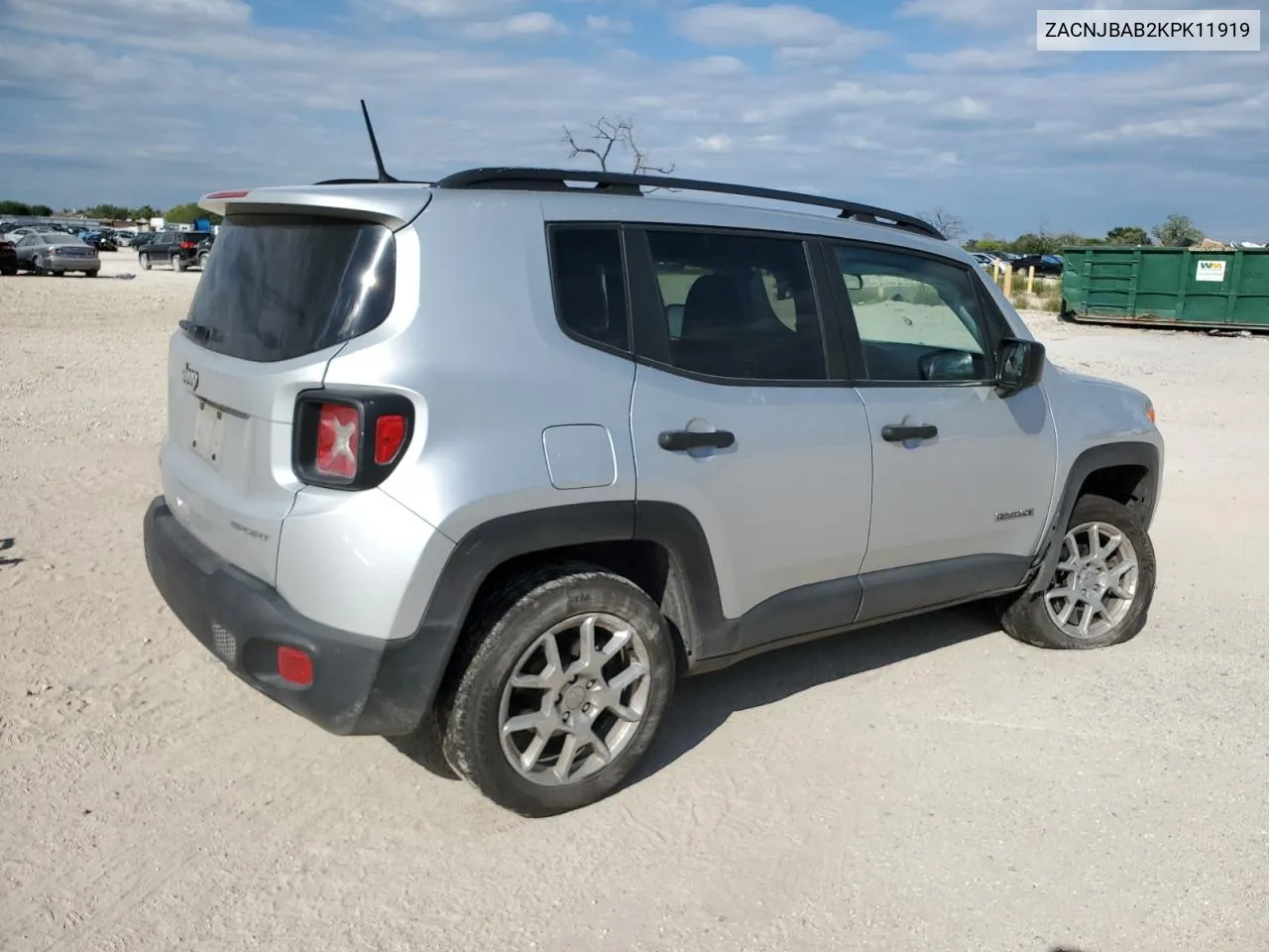 2019 Jeep Renegade Sport VIN: ZACNJBAB2KPK11919 Lot: 70932464