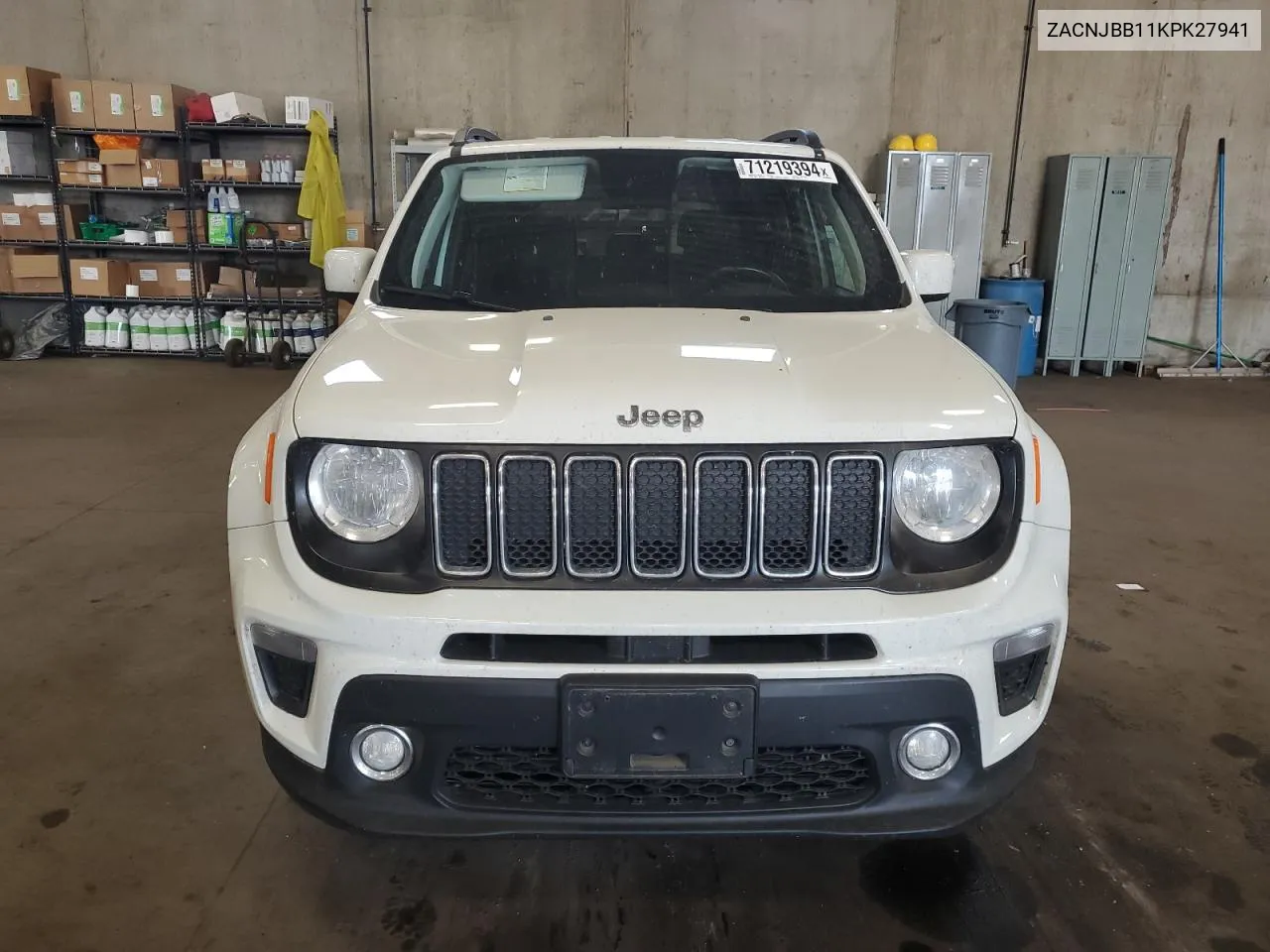 2019 Jeep Renegade Latitude VIN: ZACNJBB11KPK27941 Lot: 71219394