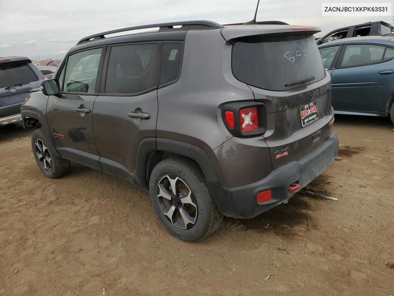 2019 Jeep Renegade Trailhawk VIN: ZACNJBC1XKPK63531 Lot: 71684464