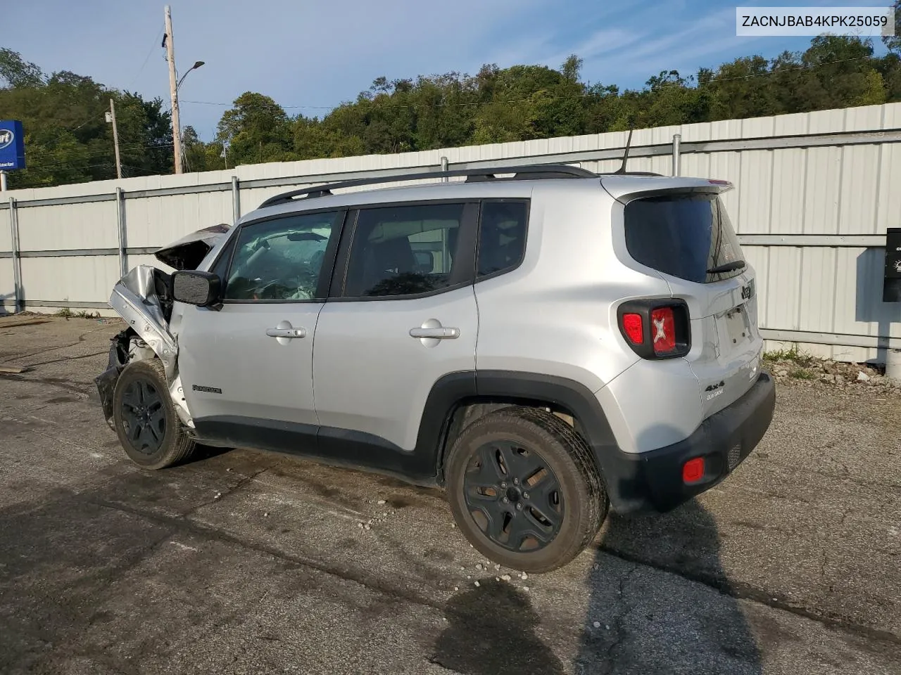 2019 Jeep Renegade Sport VIN: ZACNJBAB4KPK25059 Lot: 71701634