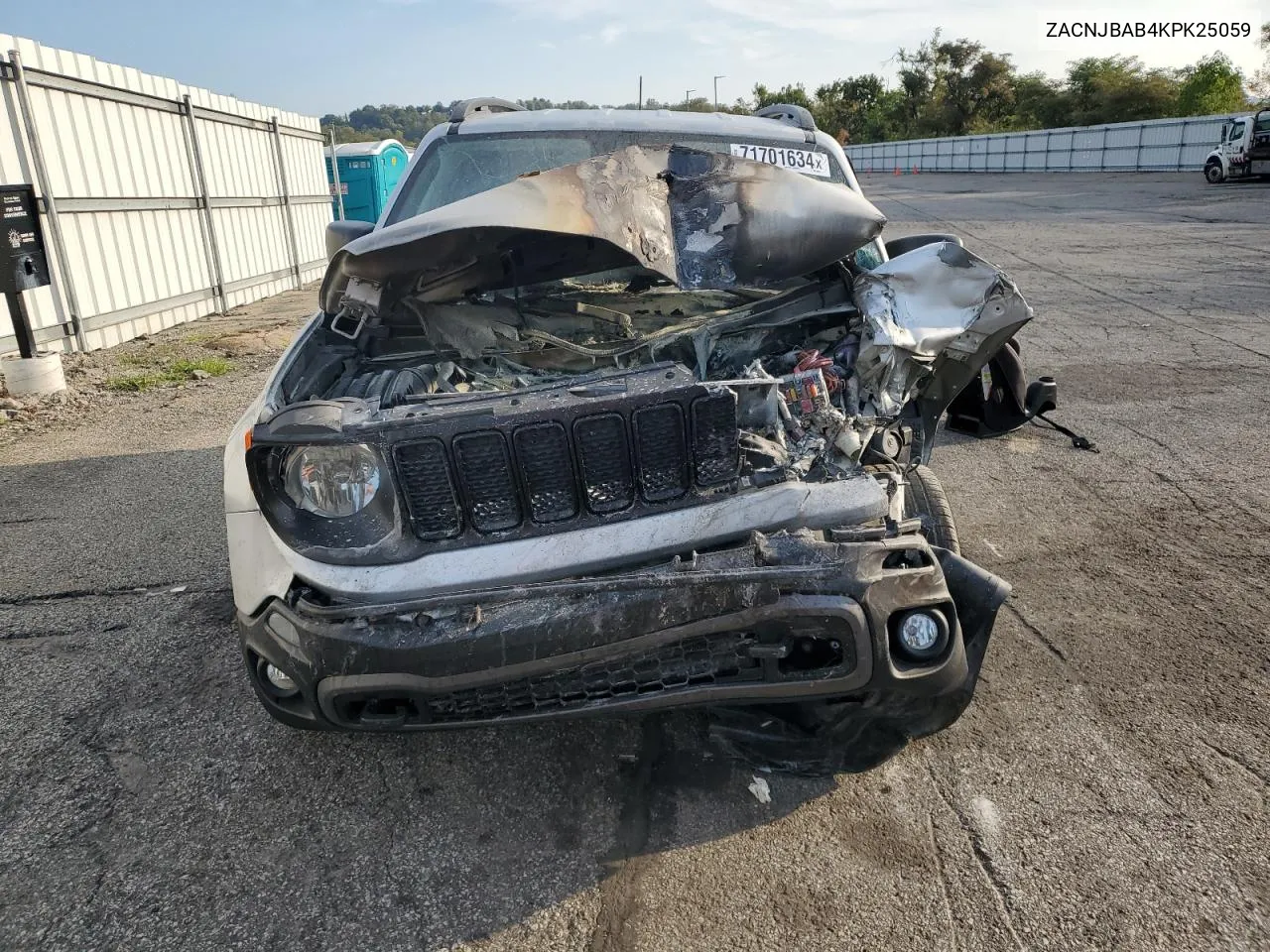 2019 Jeep Renegade Sport VIN: ZACNJBAB4KPK25059 Lot: 71701634