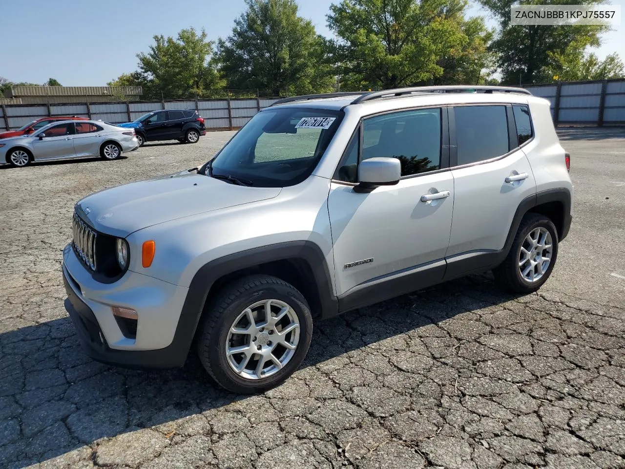 2019 Jeep Renegade Latitude VIN: ZACNJBBB1KPJ75557 Lot: 72067014