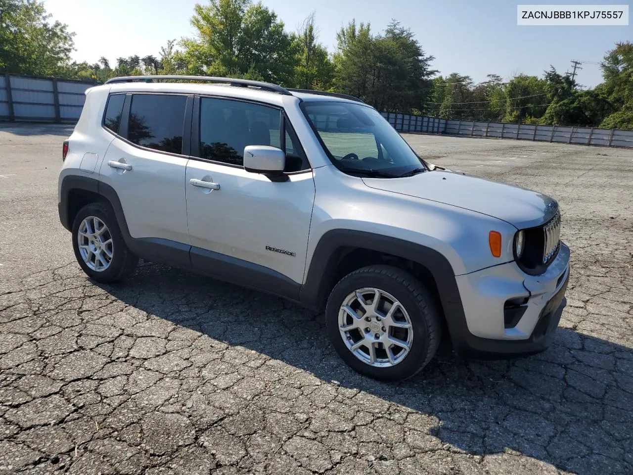 2019 Jeep Renegade Latitude VIN: ZACNJBBB1KPJ75557 Lot: 72067014