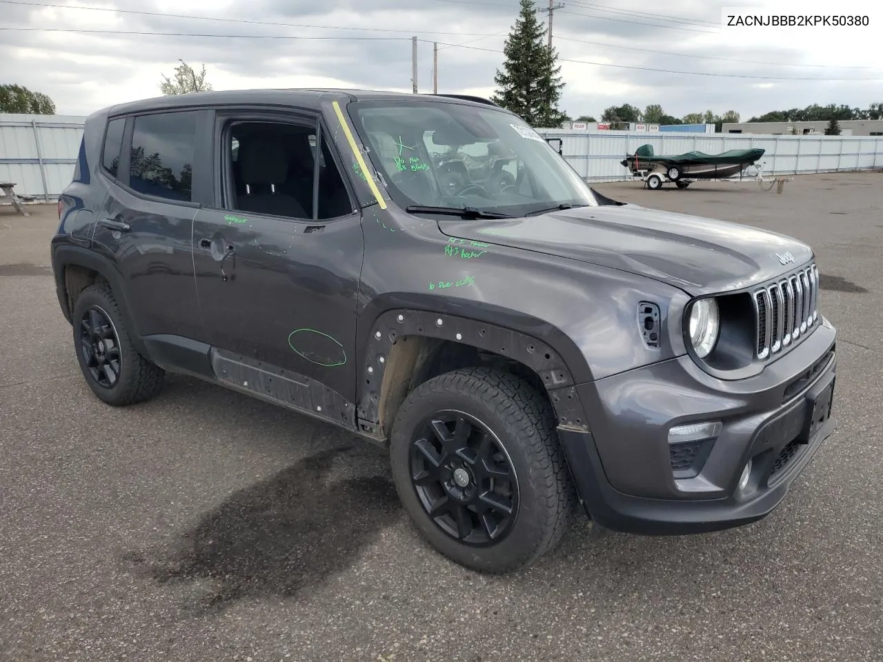 2019 Jeep Renegade Latitude VIN: ZACNJBBB2KPK50380 Lot: 72139984