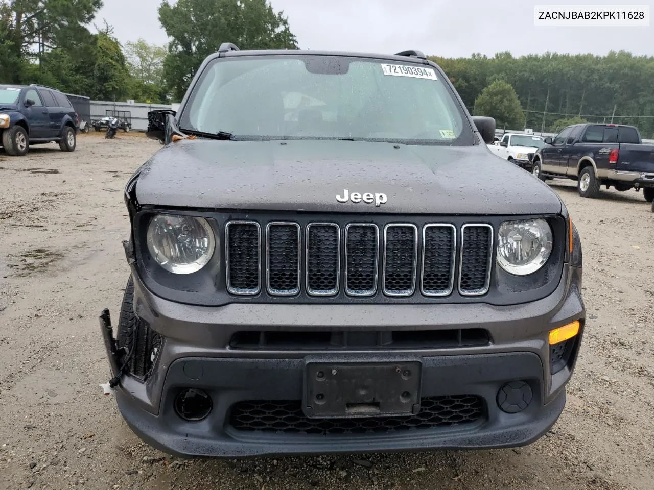 2019 Jeep Renegade Sport VIN: ZACNJBAB2KPK11628 Lot: 72190394