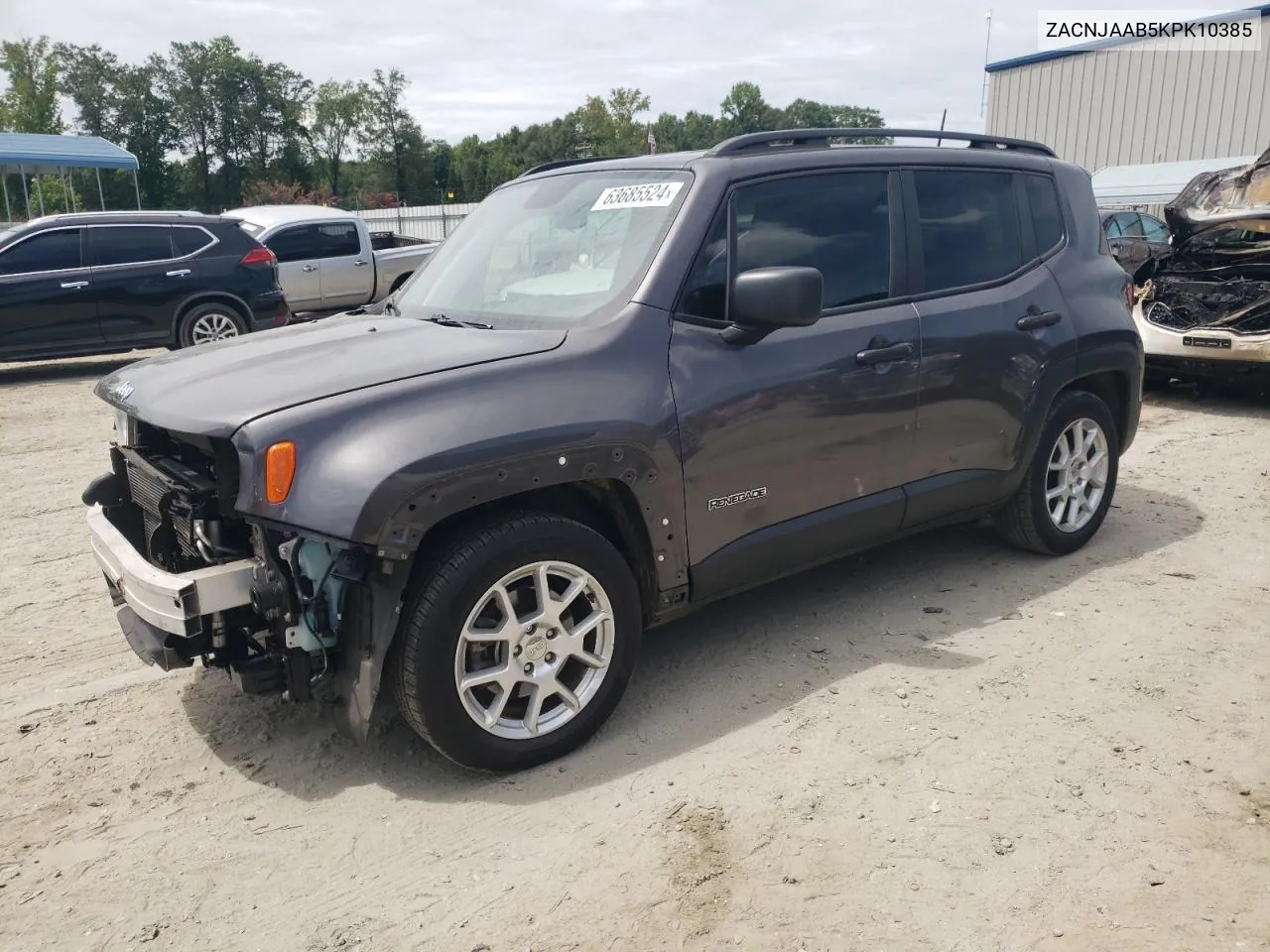 2019 Jeep Renegade Sport VIN: ZACNJAAB5KPK10385 Lot: 72370044