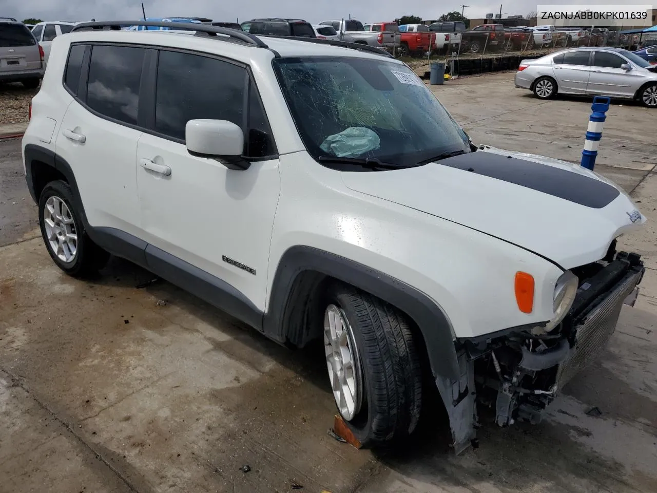 2019 Jeep Renegade Latitude VIN: ZACNJABB0KPK01639 Lot: 72691474