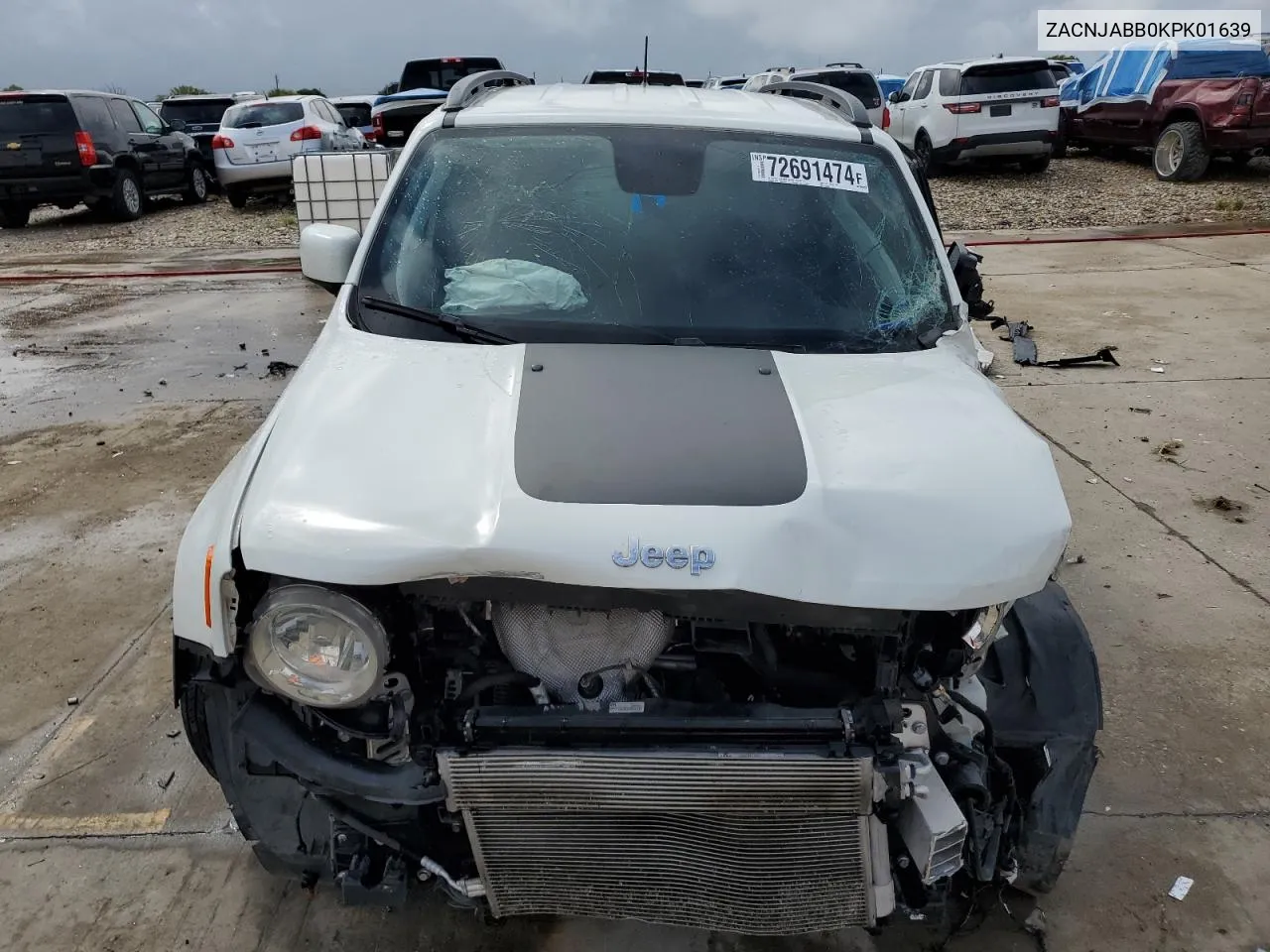 ZACNJABB0KPK01639 2019 Jeep Renegade Latitude