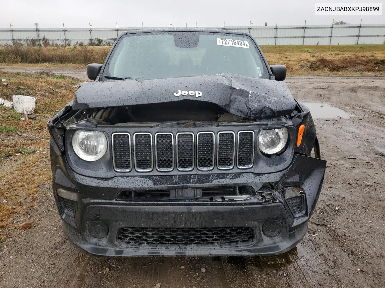 2019 Jeep Renegade Sport VIN: ZACNJBABXKPJ98899 Lot: 72716484