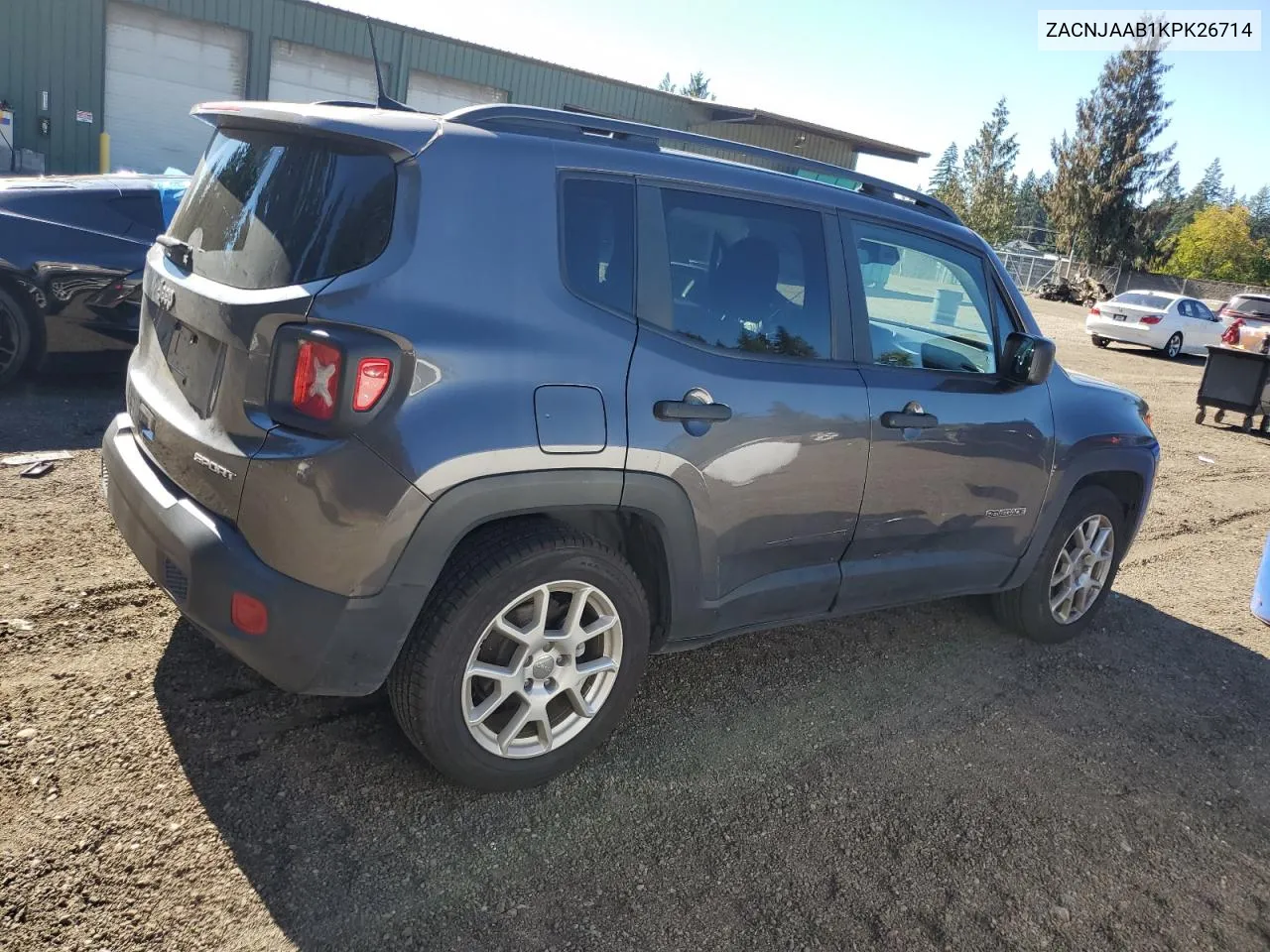 2019 Jeep Renegade Sport VIN: ZACNJAAB1KPK26714 Lot: 72806364