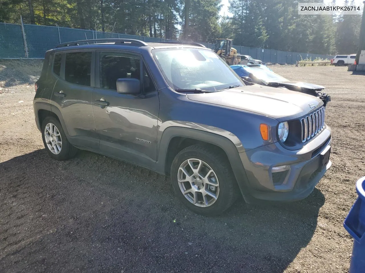 2019 Jeep Renegade Sport VIN: ZACNJAAB1KPK26714 Lot: 72806364