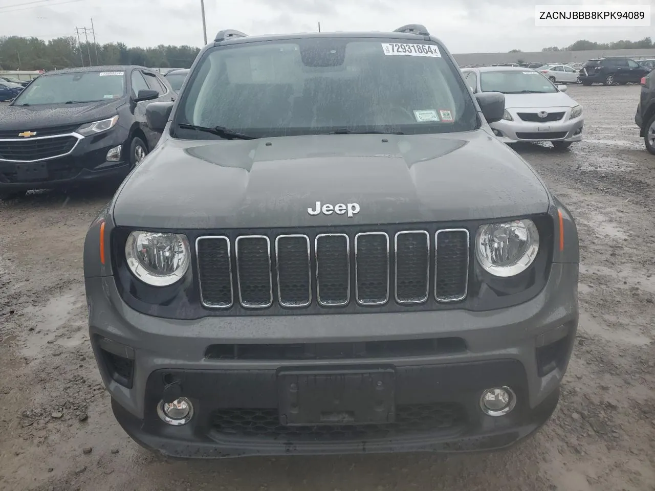 2019 Jeep Renegade Latitude VIN: ZACNJBBB8KPK94089 Lot: 72931864