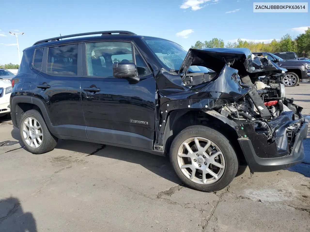 2019 Jeep Renegade Latitude VIN: ZACNJBBB0KPK63614 Lot: 73200484