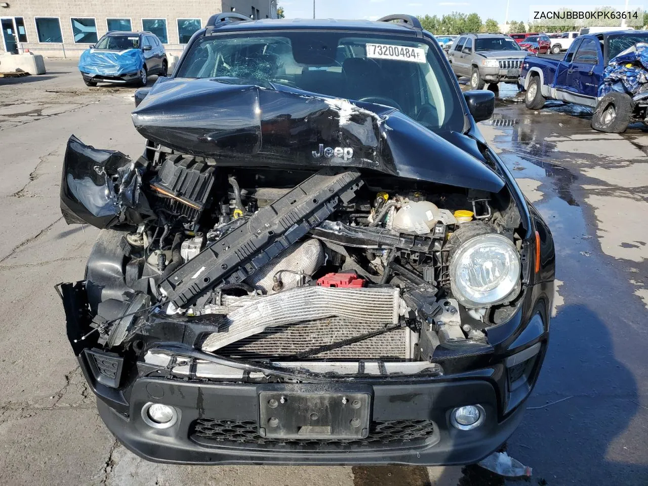 2019 Jeep Renegade Latitude VIN: ZACNJBBB0KPK63614 Lot: 73200484