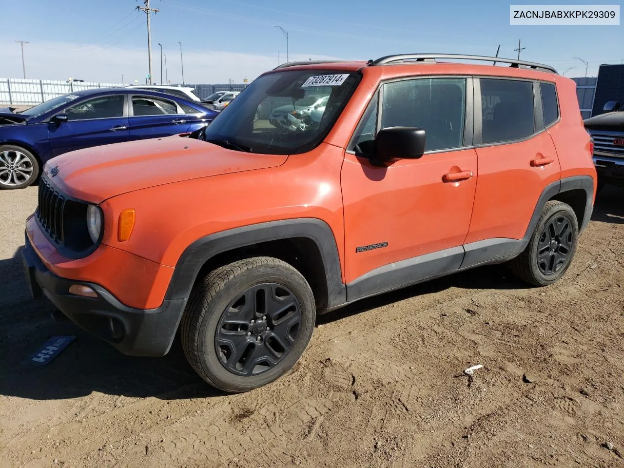 2019 Jeep Renegade Sport VIN: ZACNJBABXKPK29309 Lot: 73287914