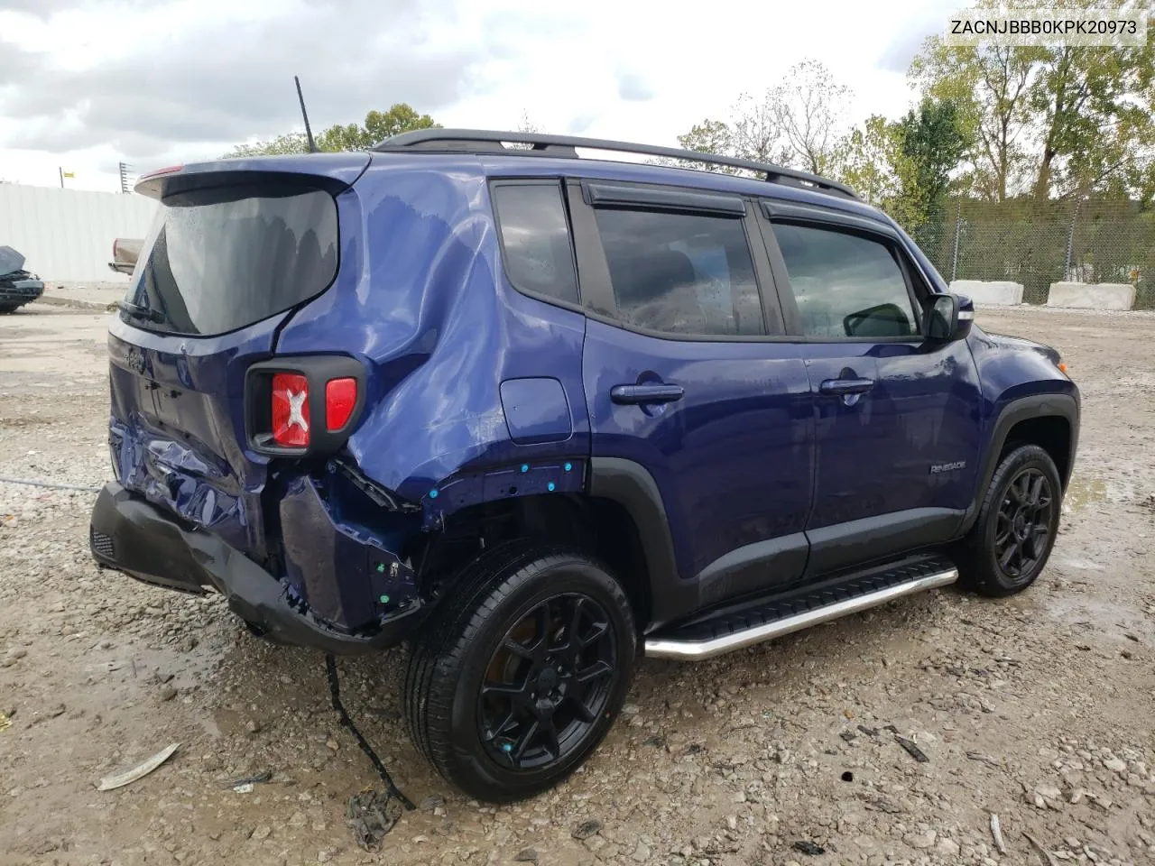 2019 Jeep Renegade Latitude VIN: ZACNJBBB0KPK20973 Lot: 73512474