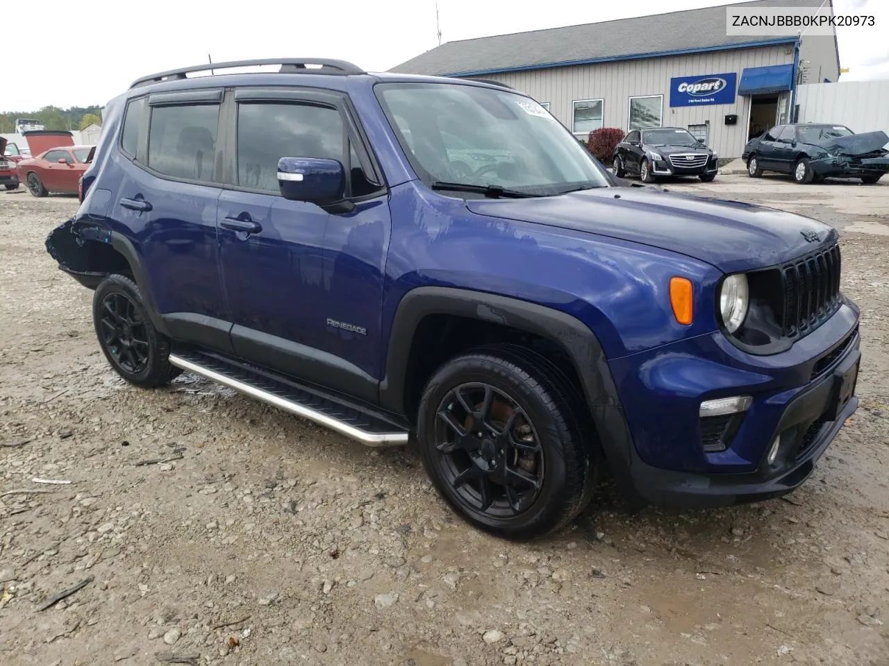 2019 Jeep Renegade Latitude VIN: ZACNJBBB0KPK20973 Lot: 73512474