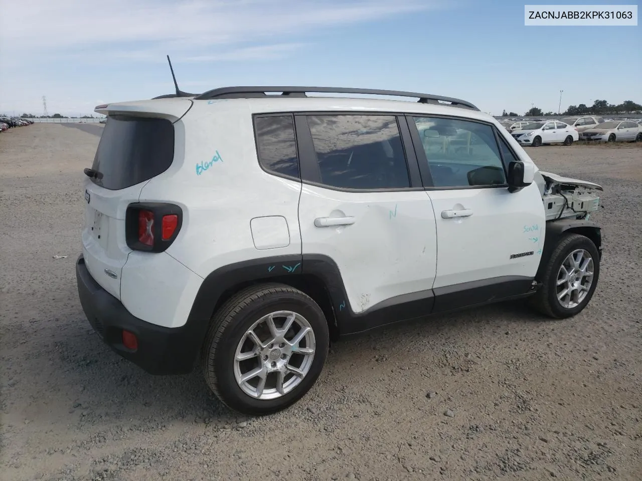 2019 Jeep Renegade Latitude VIN: ZACNJABB2KPK31063 Lot: 74090214